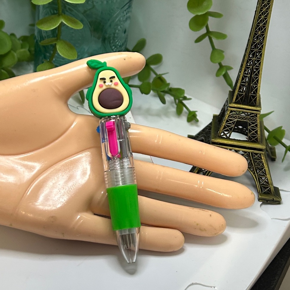 Cute Avocado Multi-Color Pen - Picture 2 of 3